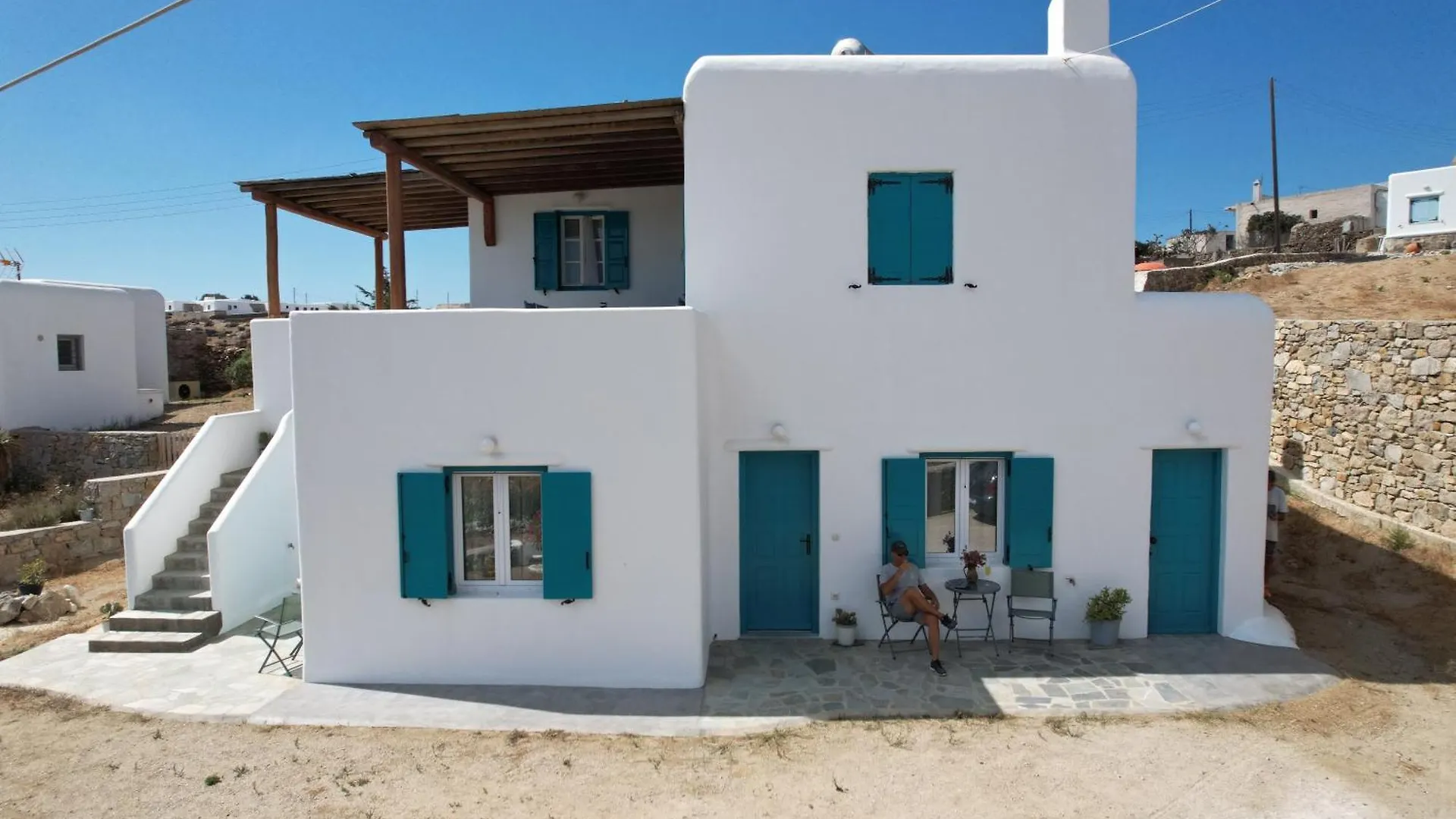 아노 메라 A&A House Mykonos B 아파트 아노 메라