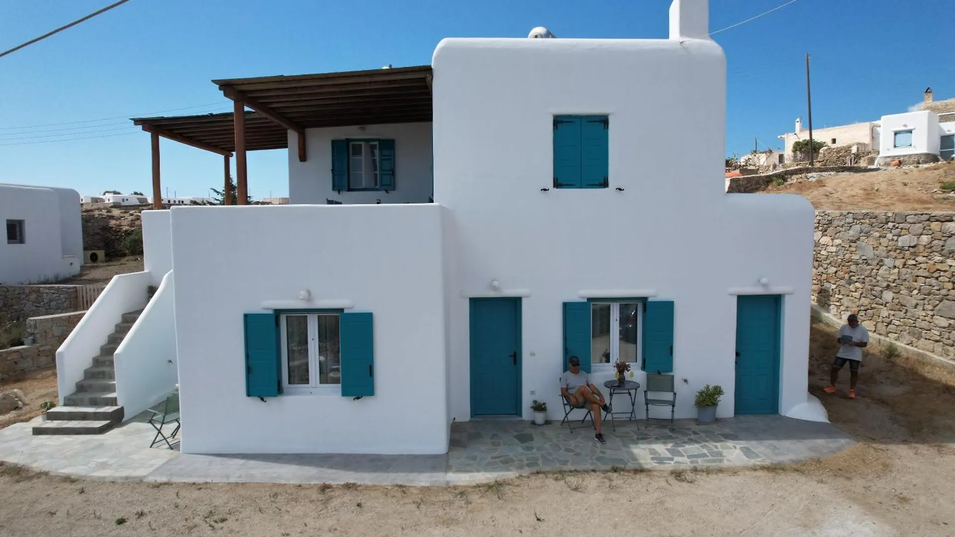아노 메라 A&A House Mykonos B 아파트 그리스